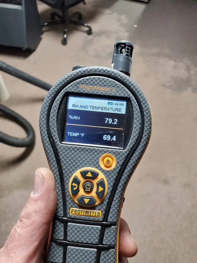 Moisture meter humidity assessment for Mold Remediation & Removal in Wood-Ridge